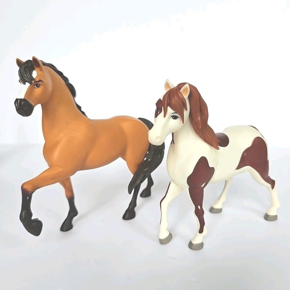 Spirit Riding Free Horses 6" Figures - DWA Just Play - Spirit & Boomerang 1608